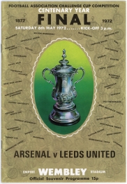 1972 F.A Cup Final 'Arsenal vs Leeds United' Programme